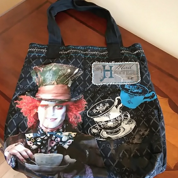 Disney Handbags - Disney Alice in Wonderland Mad Hatter Tote Bag